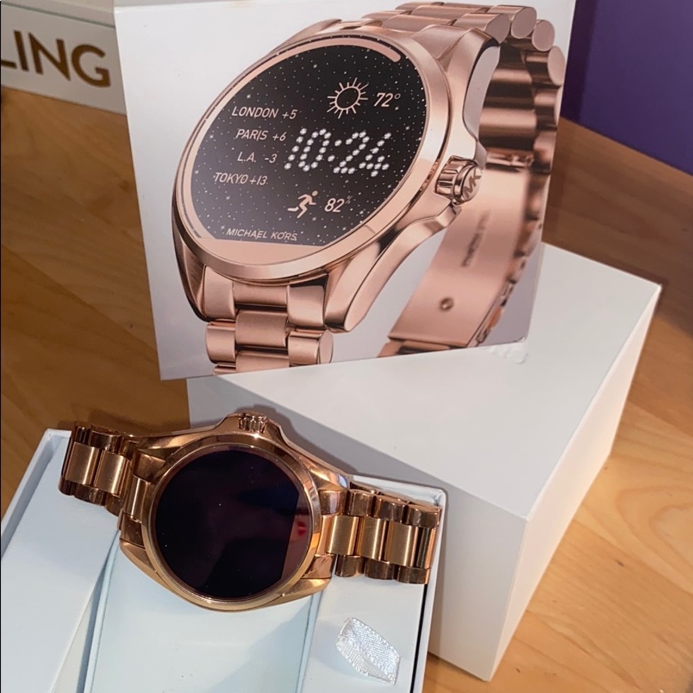 Rose Gold colored, Michael Kors Acess Watch